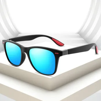 2021 Nova Moda UV400 Polarizirane Sunčane Naočale Marke Dizajn Muškarci Žene Vozač Nijanse Muški Vintage Spuare Plastične Sunčane Naočale