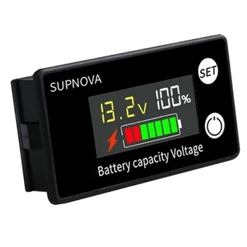 Indikator kapaciteta baterije Voltmetar dc 8-100 U Olovo-kiselina Ionska LiFePO4 Auto-Moto Voltmetar Senzor napona 12 v 24 v 48 72