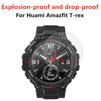 Kaljeno staklo za Huami Amazfit T-rex T rex Smartwatch Zaslon Zaštitnik Sat Zaštitna Stakla za Xiaomi Amazfit pribor