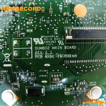 NEWRECORD 0090004372 DUMBO2 za lenovo G710 matična ploča laptopa NVIDIA 820M Grafička Glavni odbor kompletan test